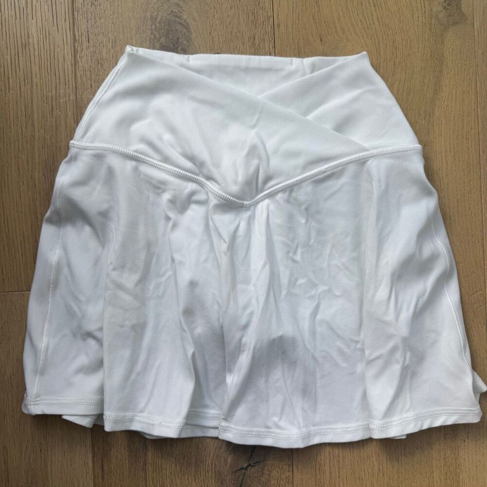 Aerie Crossover Skirt Skort White Golf Size XS Tennis High Rise